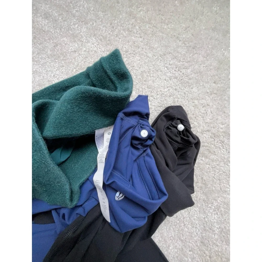 Lululemon Size 0 Lot Scuba Jogger Align Wunder Train Leggings Pants Green Purple